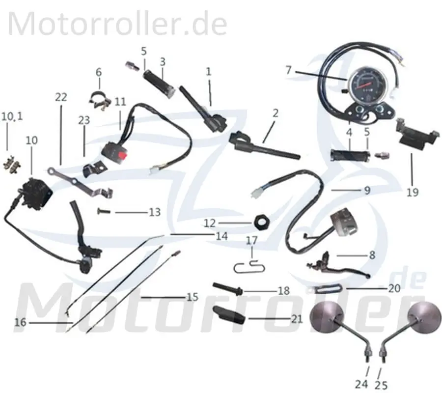 Nur Heute Kreidler DICE CR/GS/SM 125i Pro Bremslichtschalter 89011 Bremsschalter Stoplichtschalter Stopschalter Rex Supermoto Enduro 125 DD