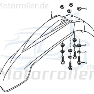 Sonderaktion Kreidler Enduro 125 DD Radabdeckung Kotflügel 89611 Spritzschutz Schutzblech Radlauf Radlaufabdeckung Motorrad original