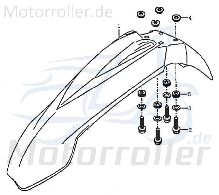 Sonderaktion Kreidler Enduro 125 DD Radabdeckung Kotflügel 89611 Spritzschutz Schutzblech Radlauf Radlaufabdeckung Motorrad original