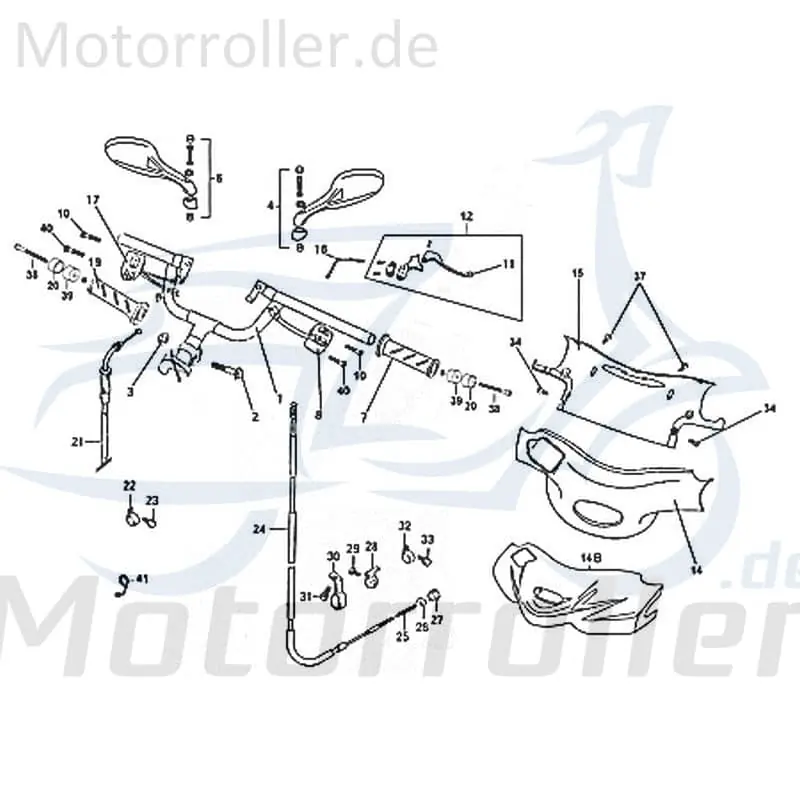Sichere Zahlung Kreidler Florett RMC-E 50 Lenkerverkleidung vorne weinrot 86967 Frontverkleidung Frontmaske Lenkerabdeckung Frontabdeckung