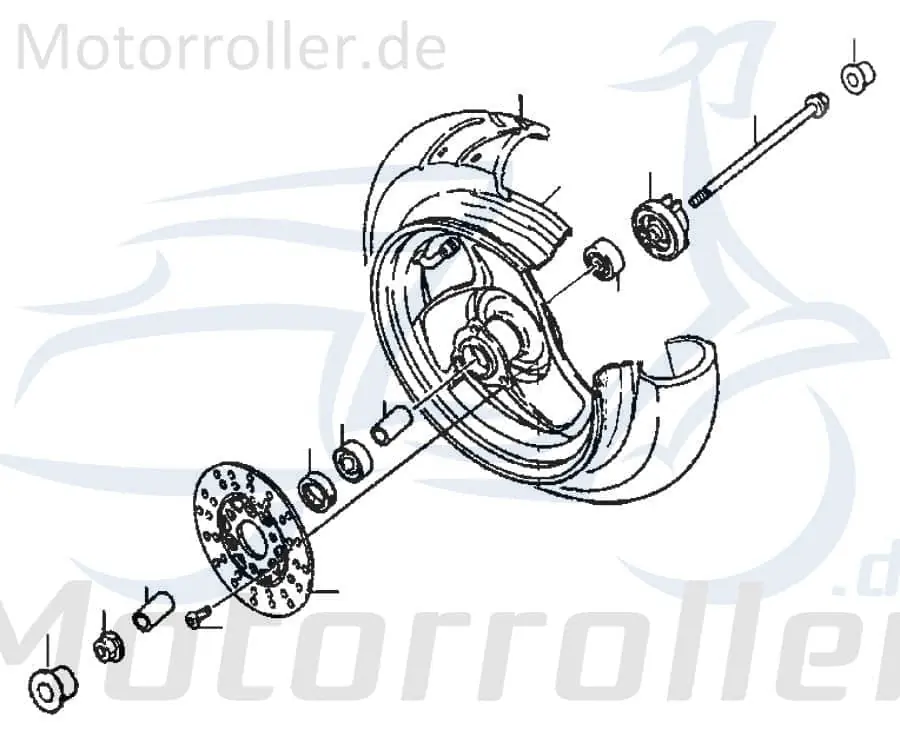 Ausverkauf Kreidler Florett RMC-F 50 125 Tachometerantrieb 81927 Kilometerzählerantrieb Motorrad Moped Ersatzteil Service Inpektion
