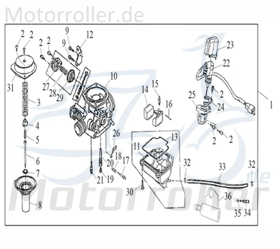 Sale Kreidler Flory 125 Classic Leerlaufdüse 125ccm 4Takt 742204 Vergaserdüse Nebendüse Nebenluftdüse Einstelldüse Nebenluft-Düse Neben-Düse