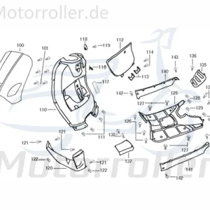 Abverkauf Kreidler Flory 50 Classic Frontverkleidung unten mintgrün 741701 mint grün unten Frontschürze Frontmaske Front-Cover