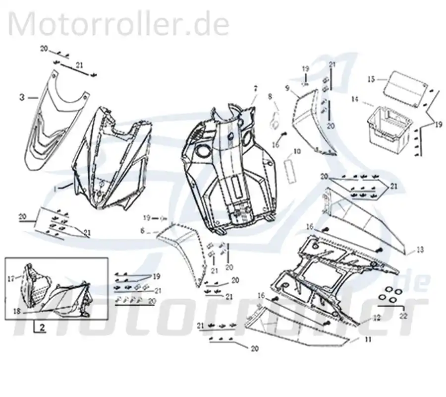 Kreidler Galactica 3.0 50 LC Dekorsatz rot/silber 741689 Aufkleber Sticker Emblem Zierstreifen Schriftzug Set Kit Satz Preisknaller