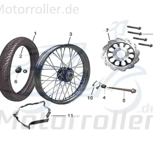 Aktuell Kreidler DICE CR 125 Speiche innen Vorderrad 780120 Motorrad