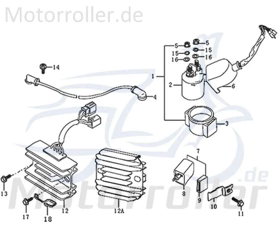 Kreidler DICE GS/SM 125 Pro Halter Blinkgeber 781117 Befestigung Halter Blinkrelais Top-Preis