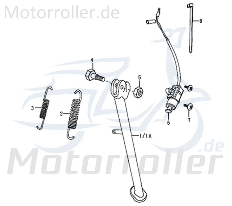 Nur Heute Bolzen M10x29mm Gewindebolzen Zapfen Gewindestift 781173 Stehbolzen Arretierbolzen Stiftschraube Gewinde-Stift Gewinde-Bolzen Moped