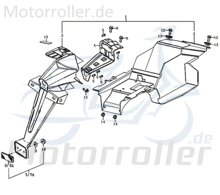 Dämpferstreifen Scooter Mokick 781213 Moped Ersatzteil Service Inpektion Direktimport Top-Seller