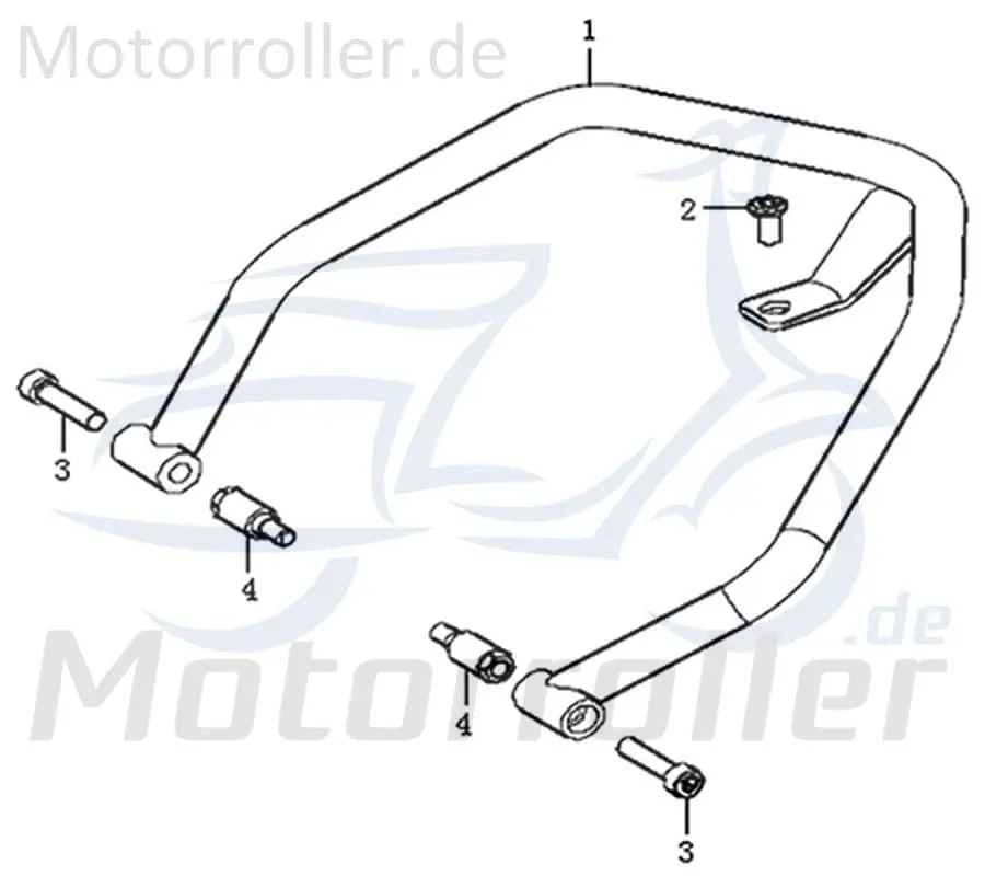 Highlight Schraube M8x16mm Maschinenschraube Flanschschraube 781221 Bundschraube Flansch-Schraube Maschinen-Schraube Bund-Schraube Scooter Moped
