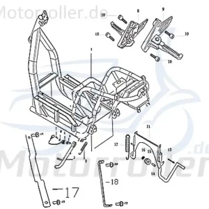 Top-Seller Haltebügel Batterie Motorrad Kreidler 733593