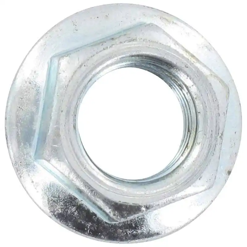 Bundmutter M12x1.25 9mm mit Bund weiß verzinkt 125ccm 4Takt Sechskantmutter Flanschmutter Sechskant-Mutter Flansch-Mutter Bund-Mutter Sonderangebot