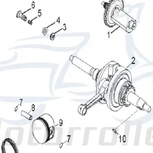 Super-Preis Aeon Cobra 320 Kolben Piston ATV 320ccm 4Takt K13100-176-000 Motorkolben Quad UTV Ersatzteil Service Inpektion Direktimport