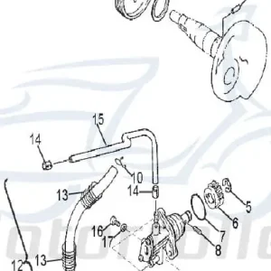 Aeon Cobra 50 Ölpumpe Öl-Pumpe 50ccm 2Takt K15000-131-000 Oil-Pump Oil-Pumpe Oilpumpe Minarelli liegend Quad ATV Revo 50 UTV Ersatzteil Finale Aktion