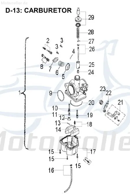 Expressversand Nadelset Schwimmernadelkit 16104-152-000