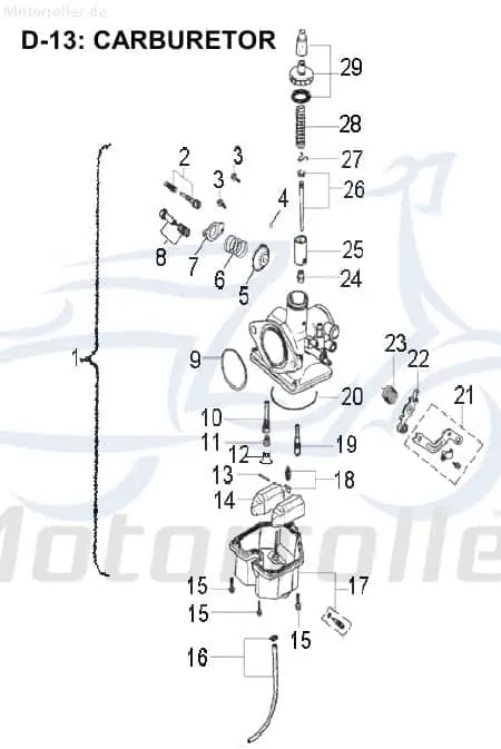 Choke-Rückhol-Feder Choke-Rueckhol-Feder 16127-170-000 Sonderaktion