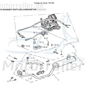 AEON Auspuff Auspuffkit Endschalldämpfer 18301-156-001 Direktkauf