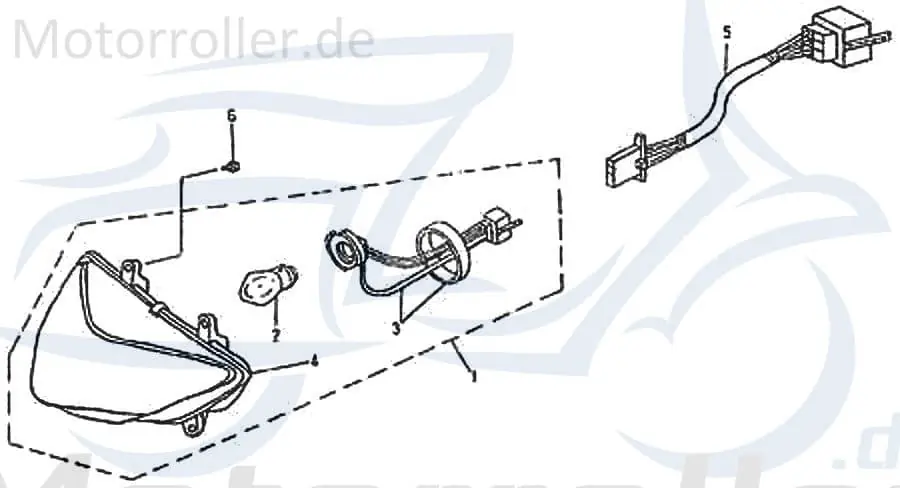 Rex 25 Adapterkabel Adapterleitung 50ccm 2Takt 61123-NGF-00 Adapterverbindung Mokick Ersatzteil Service Inpektion Direktimport Neuheit