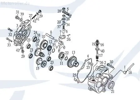 Knallerangebot SMC Führungsmutter Rex Quad 50 Tachowelle ATV 50ccm 2Takt Minarelli liegend Mustang 50 UTV Ersatzteil Service Inpektion Direktimport