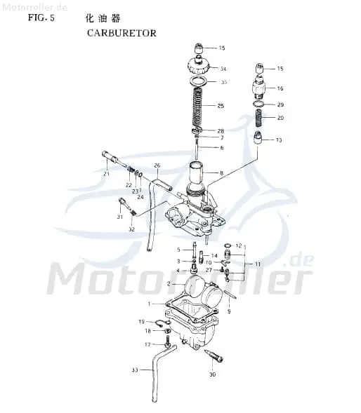 Zertifiziert Sundiro XDZ 50 TA Clip Klemme Klammer 50ccm 2Takt 52M0500-02 Schelle Klemmschelle Befestigungsschelle Halteklammer Schraubschelle