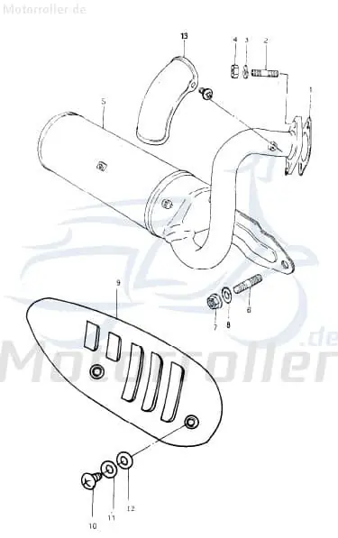 Sofort Bestellen Eppella Eppelino 50 Auspuffbolzen 50ccm 2Takt D1E41FM.-01---05 M8 Auspuffhaltebolzen 1E40QMB Scooter Ersatzteil Service Inpektion