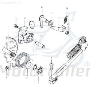 Top-Seller Eppella Eppelino 50 Schraube M6x12mm 50ccm 2Takt GB973-86 Bundschraube Maschinenschraube Flanschschraube Flansch-Schraube Bund-Schraube