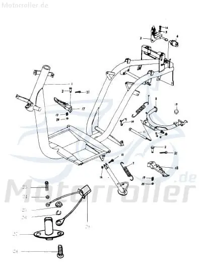 Eppella Eppelino 50 Dämpfergummi 50ccm 2Takt QM50QW.-41-4 Gummilager Dämpferbuchse Gummianschlag Dämpfungsgummi Dämpfungsbuchse Scooter Direktkauf