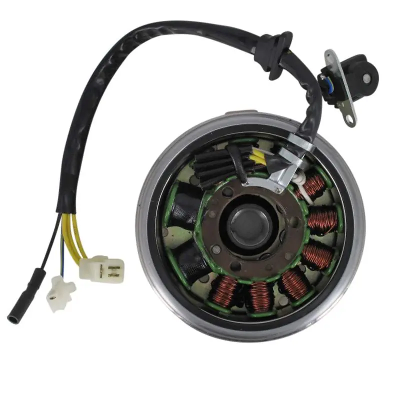 PGO Lichtmaschine DC 11 11Spulen Bugxter 150 150ccm 4Takt Stator Ankerplatte Anker-Platte Stromerzeuger Strom-Generator Licht-Maschine Ausverkauf