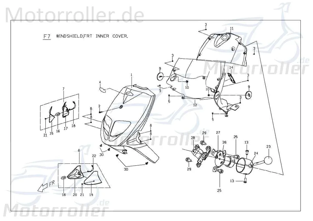 Deckel Schalthebel dunkel schwarz (65) C1451010650 Preis Gesenkt