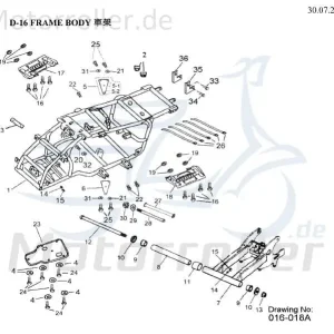AEON Bundschraube M8x12mm mit Bund Overland 180 180ccm 4Takt Maschinenschraube Flanschschraube Flansch-Schraube Maschinen-Schraube Quad Rabatt