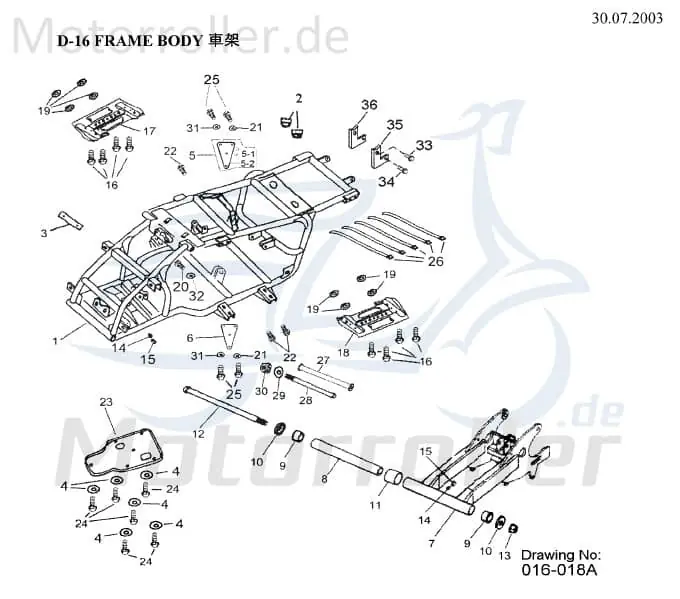Finale Aktion AEON Bundschraube M14x260 mm Overland 180 Quad 180ccm 4Takt Maschinenschraube Flanschschraube Flansch-Schraube Maschinen-Schraube ATV