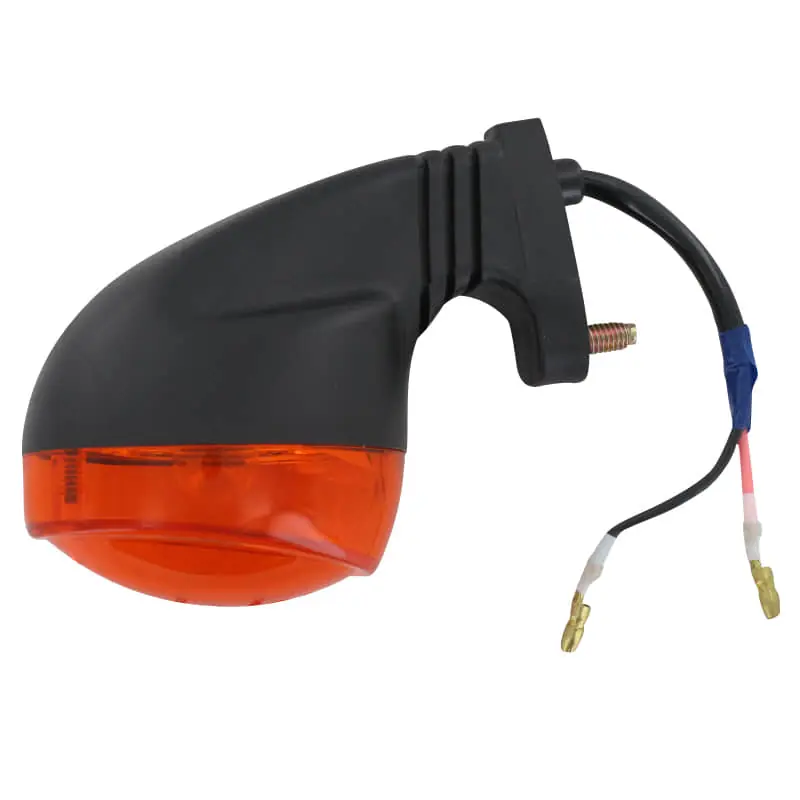 Billig PGO Blinker hinten links E1 Big Max 50 Blinklicht 50ccm 2Takt orange, Gehäuse dunkel schwarz Signalleuchte Blinkleuchte Blinkleuchten