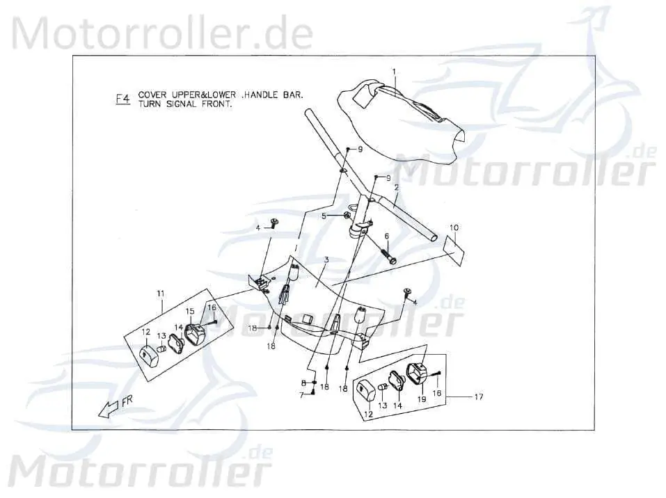 Neue Ware PGO Lenker schwarz PMX 110 Lenkung Lenkstange Lenkwelle P2612000600 Lenk-Stange Zweiradlenker Rollerlenker PMX 50 Mokick Ersatzteil