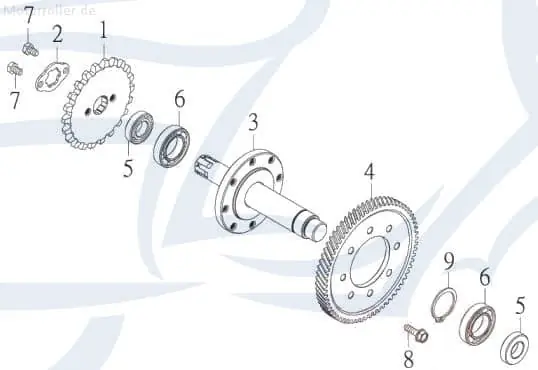 Angebot SMC Antriebsritzel Antriebszahnrad Differential 26422-GOO-00 Antriebsrad Antriebritzel Antriebs-Ritzel Antrieba-Rad Antriebs-Zahnrad