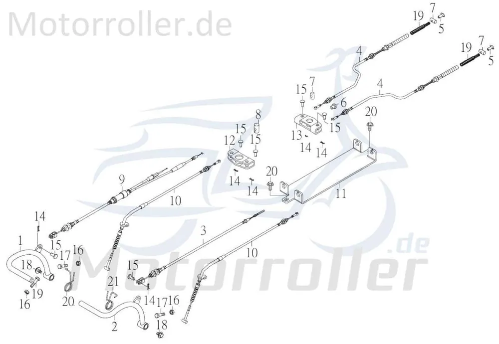Kreidler F-Kart 170 Gaspedal Quad 100ccm 4Takt 53221-FKO-00 ATV 100ccm-4Takt Ersatzteil Service Inpektion Direktimport Schnäppchen