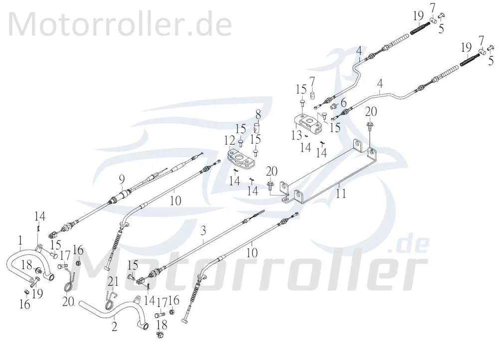 Kreidler F-Kart 170 Halteplatte 170ccm 4Takt 61861-MUS-00 Bremszugverteiler Stahlplatte Halter Montageschiene Fixierung Halterung Beliebt