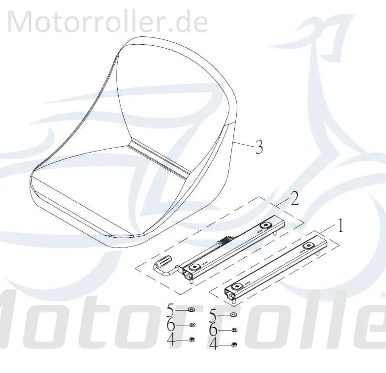 Kreidler F-Kart 170 Verstellschine links 100ccm 4Takt 74841 Verstellleiste 100ccm-4Takt Ersatzteil Service Inpektion Direktimport Begrenztes Angebot