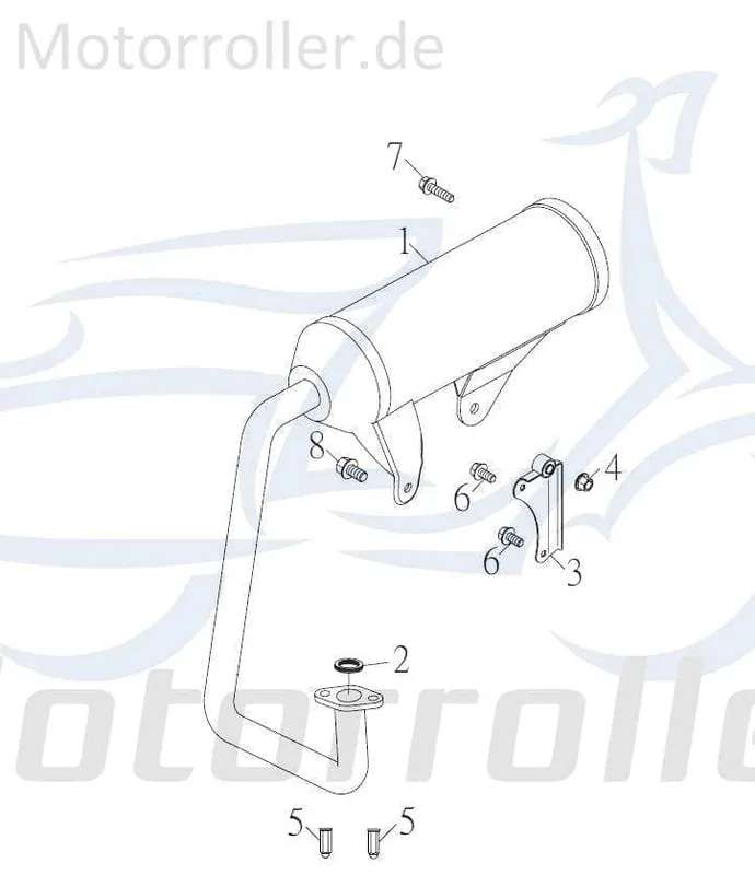 Kreidler F-Kart 170 Krümmerdichtung 170ccm 4Takt 75865 Dichtungsring Dichtring Auspuffdichtung Flanschdichtung Krümmer-Dichtung Service Top-Preis