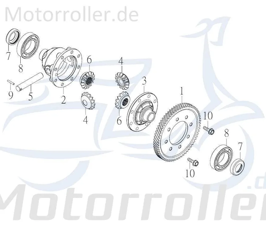 Kreidler F-Kart 170 Antriebsritzel 170ccm 4Takt 26422-FLS-00 Antriebsrad Antriebritzel Antriebszahnrad Antriebs-Ritzel Antrieba-Rad Sonderaktion