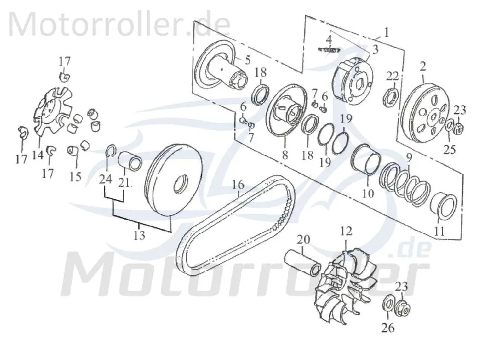 Abverkauf Kreidler F-Kart 170 Fliehkraftrollen 170ccm 4Takt 76009 Vario-Rollen Variomatik-Gewichte Variorollen Variogewichte Vario-Gewichte