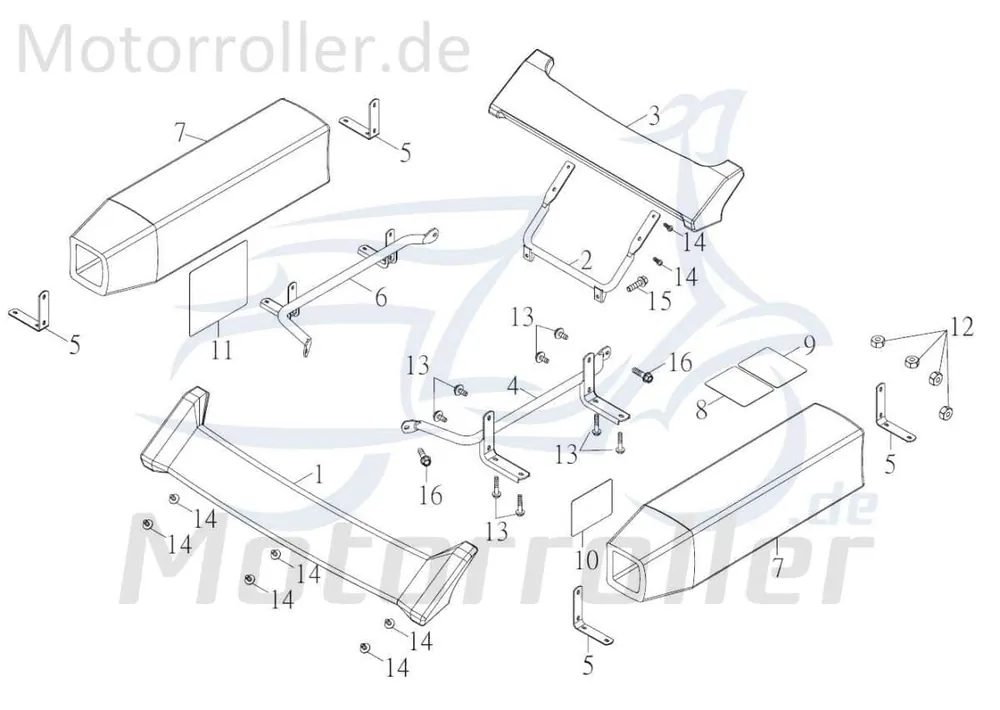 Kreidler F-Kart 170 Warnaufkleber 170ccm 4Takt 76024 Warnhinweis Hinweisaufkleber Warnhinweisaufkleber 170ccm-4Takt Ersatzteil Service Sonderangebot