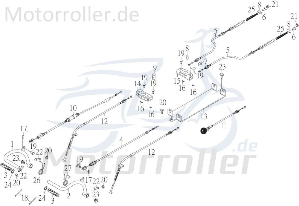 Kreidler F-Kart 170 Kabel Choke 170ccm 4Takt 76038 Stromkabel Stromleitung Elektrokabel Elektroleitung Elektro-Kabel Strom-Kabel Schneller Versand
