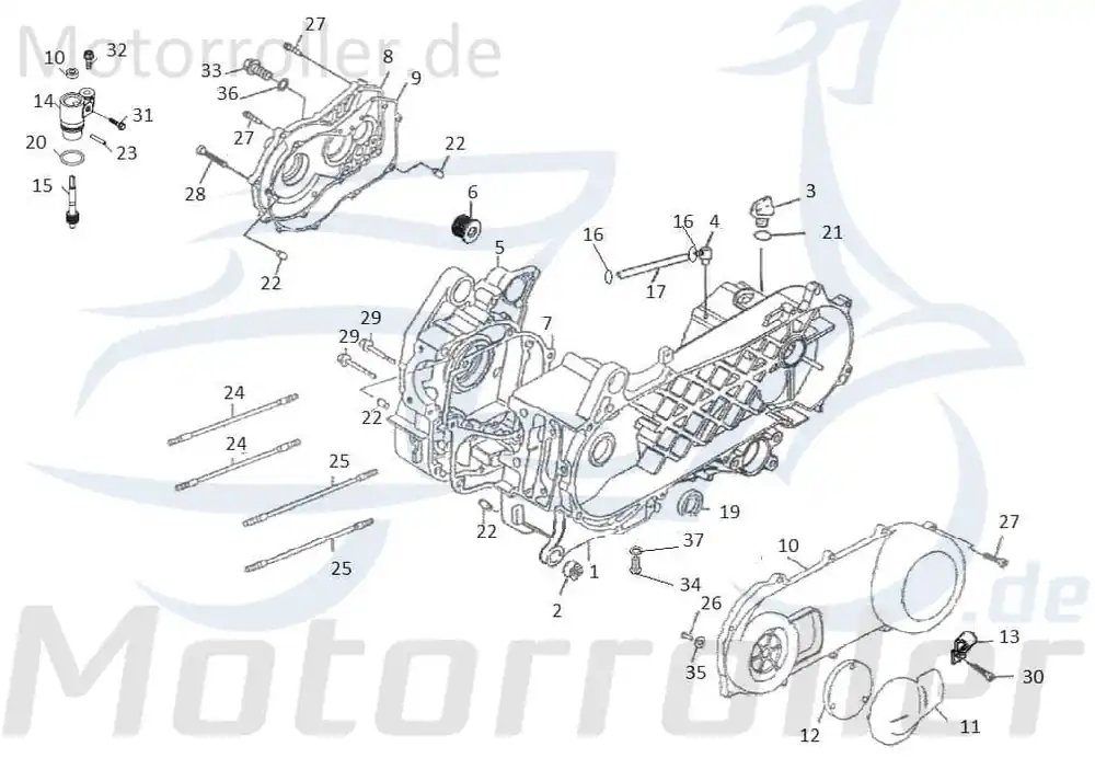 Knallerangebot SMC Motor Kreidler FKart 170 Antrieb 170ccm engine F-Kart170 Motor-System komplett Antriebsaggregat Motor-Aggregat Fahrzeugantrieb
