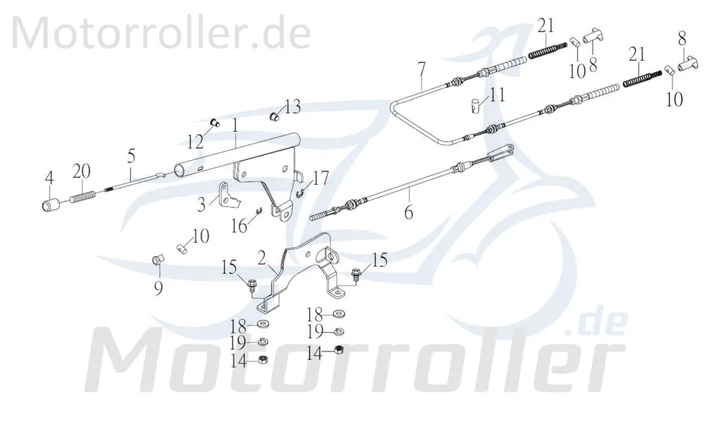 Wochenendangebot Kreidler F-Kart 100 Bremszug Bowdenzug 100ccm 4Takt 78113 Bremsleitung Seilzug Bautenzug Bremsseil Bremskabel Brems-Zug Bauten-Zug