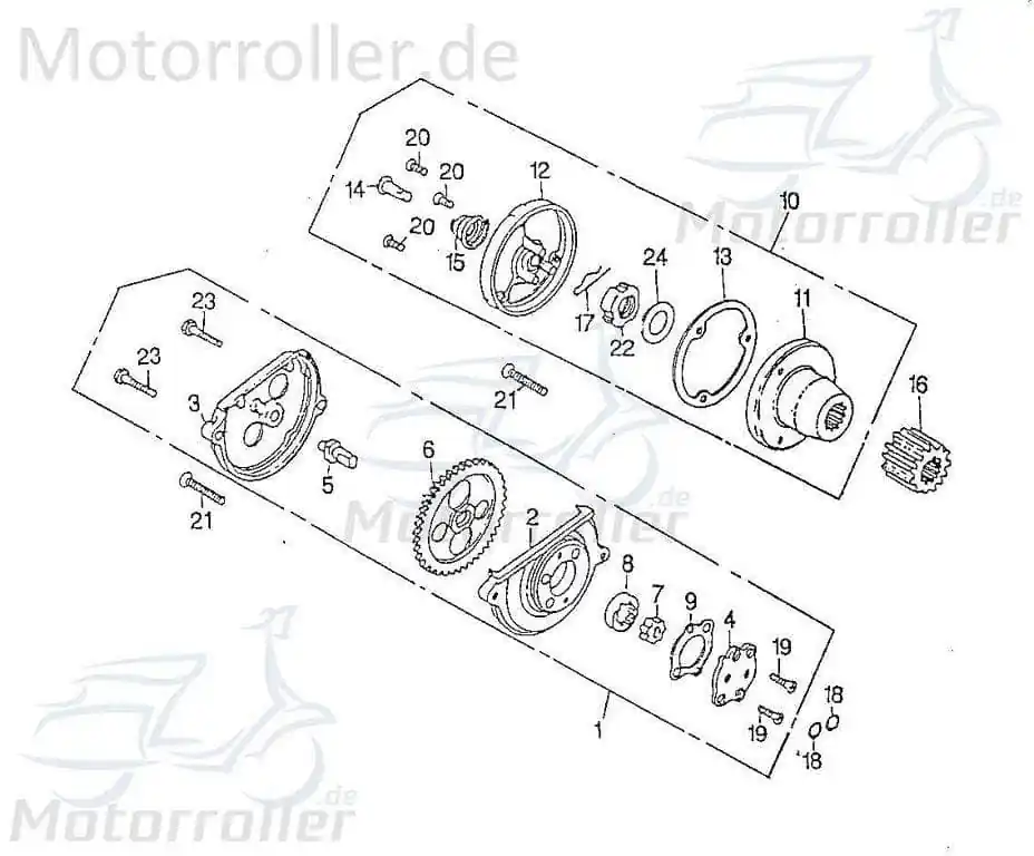 Sechskantschraube Rex Rexy 125 Halter Halterung Scooter 79262 Befestigung Flachkopfschraube Sechskant-Schraube Bundschraube Quad 150 Angebot