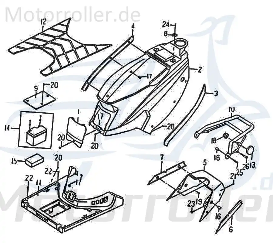 Sonderaktion Rex Flash 50 Sechskantschraube 50ccm 2Takt 96411-06010 Befestigung Halter Halterung Flachkopfschraube Sechskant-Schraube Bundschraube