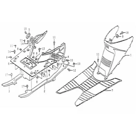 Sechskantschraube Rex Rexy 125 Befestigung SMC 125ccm 4Takt Halter Halterung Flachkopfschraube Sechskant-Schraube Bundschraube Scooter Abverkauf