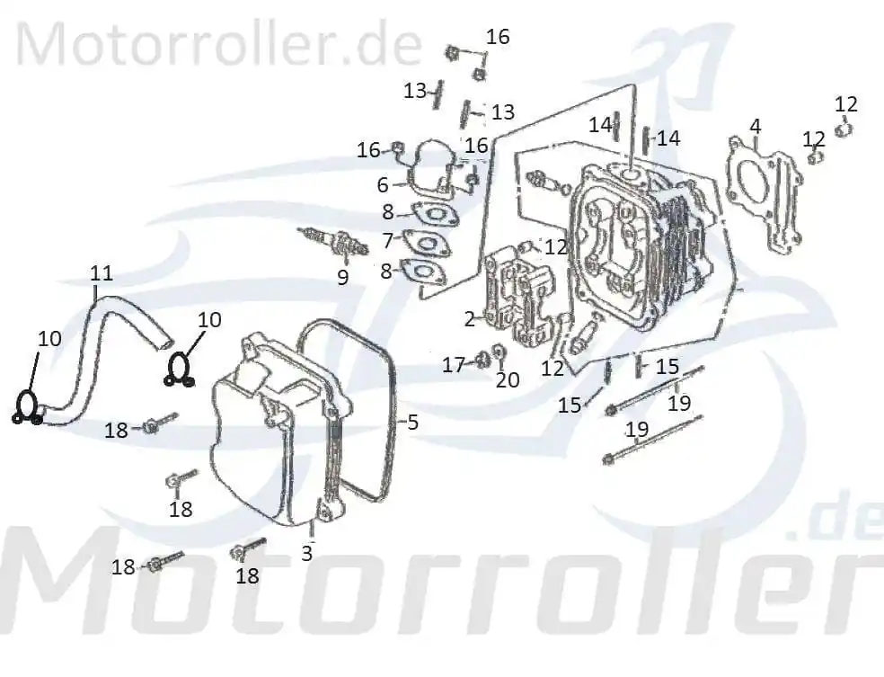 Kreidler F-Kart 170 Isolator 170ccm 4Takt 13621-SKT-00 Ansaugstutzen-Dichtung Dichtung-Ansaugstutzen Ansaug-Krümmer Zwischenstück / Sichere Zahlung