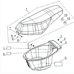 CPI Oliver 50 City Bundmutter M6 50ccm 2Takt B04-07-06000-53 Sechskantmutter Flanschmutter Sechskant-Mutter Flansch-Mutter Bund-Mutter Meistverkauft