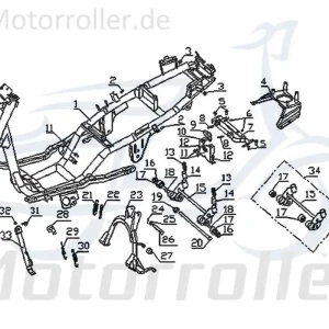 CPI Aragon 50 Federmutter Roller 50ccm 2Takt B04-52-48000-55 Blechmutter Klemmmutter Karosserieklammer Karosseriemutter Neu Im Sortiment