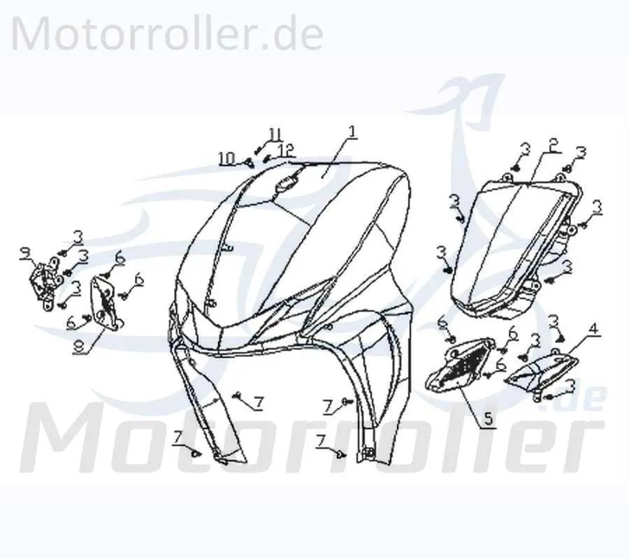Versand Am Gleichen Tag Kreidler Vabene 50 LED Blinker links 50ccm 2Takt 730596 Leuchtdiode Kaltlicht Lichtdiode 50ccm-2Takt Scooter SMC Ersatzteil Service
